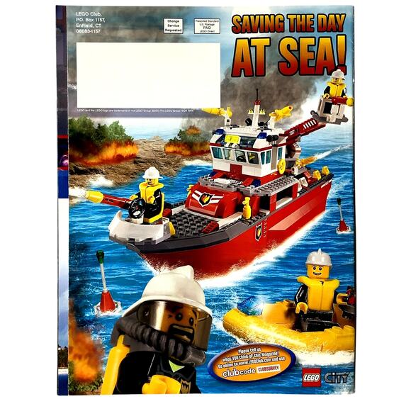 Lego Club Magazine, Atlantis 3D, LEGO City, Bionicle, Jan/Feb 2010, NM 9.4 - Picture 2 of 4